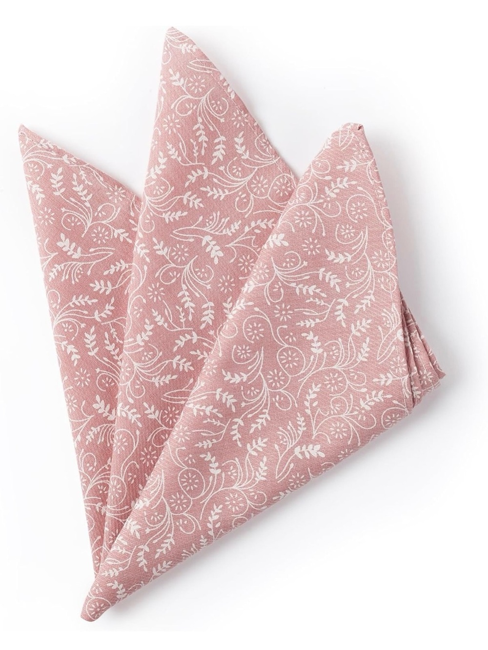 ✨ Jacob Alexander Pink Floral Cotton Tie & Pocket Square Set Wedding Groom ✨ - Picture 13 of 16
